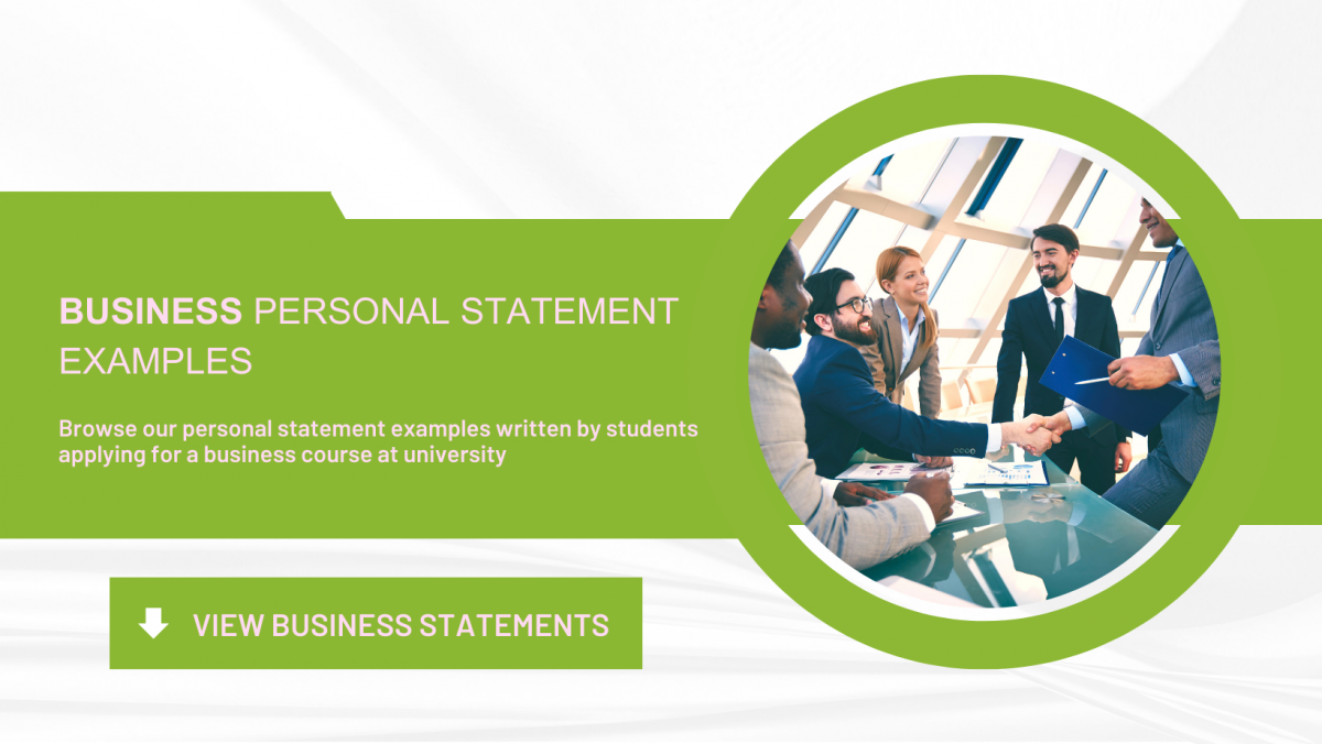 studential personal statement business